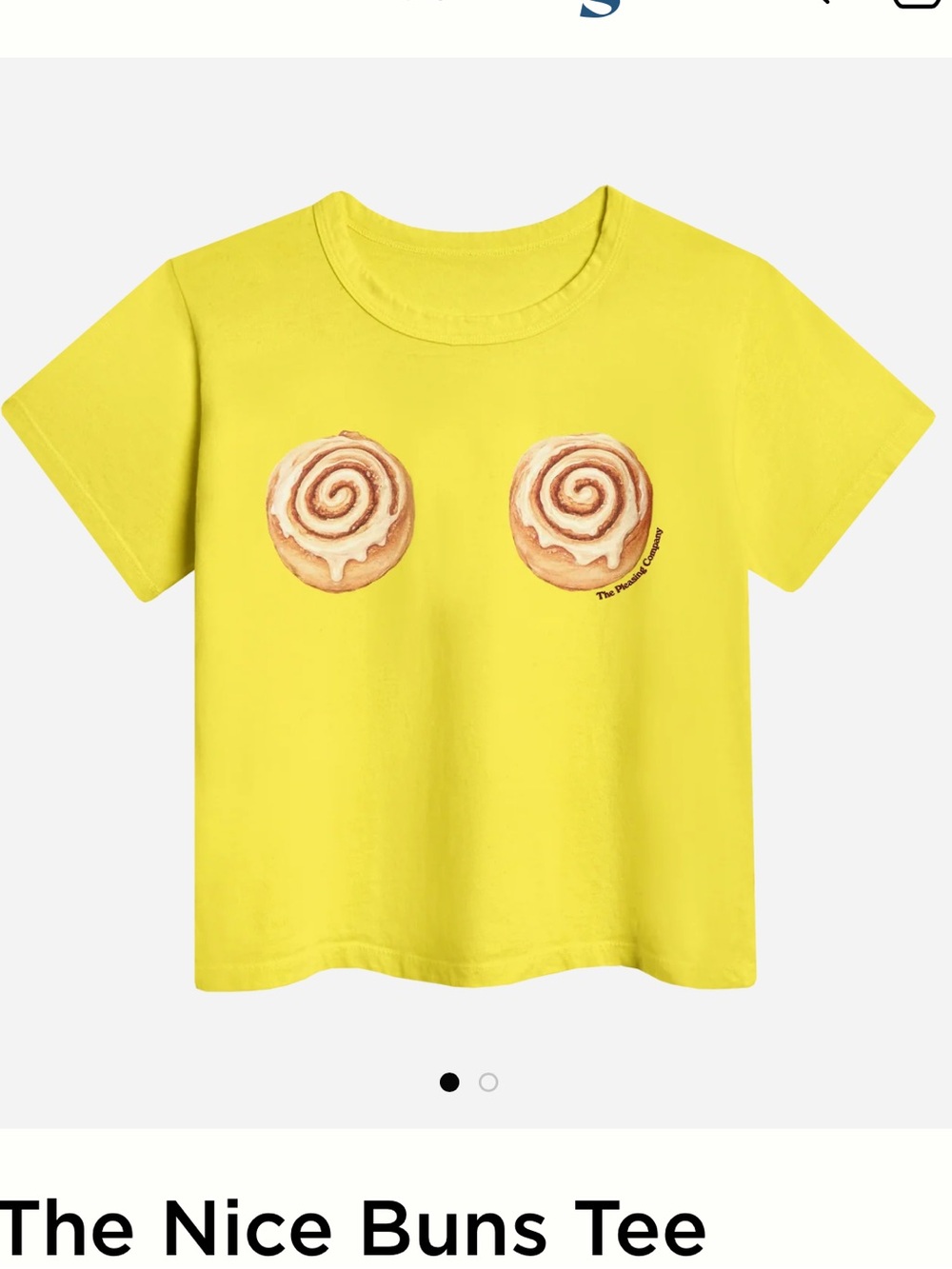 The Nice Buns Tee - Yellow Short Sleeve Graphic Tee - PLEASING - Harry Styles